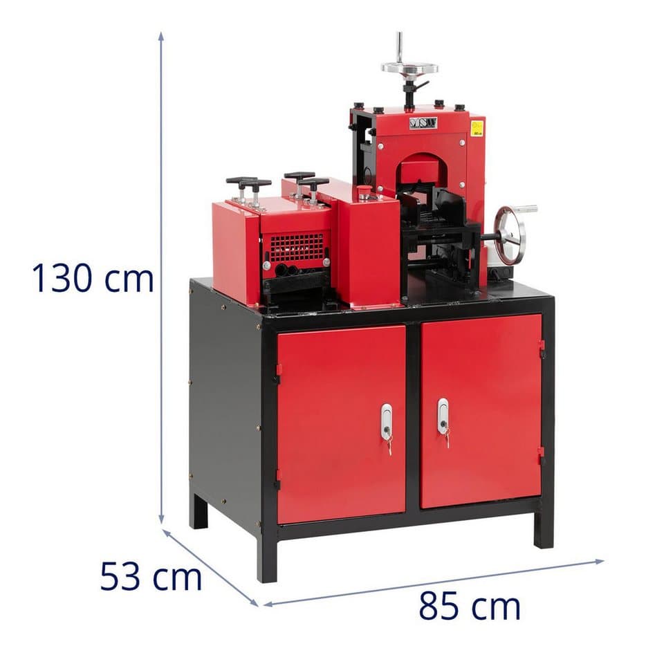 MSW Abisolierzange Kabelschälmaschine Abisoliermaschine Kabelisoliermaschine 3000 W 400 V, 400 V - Thumbnail 6