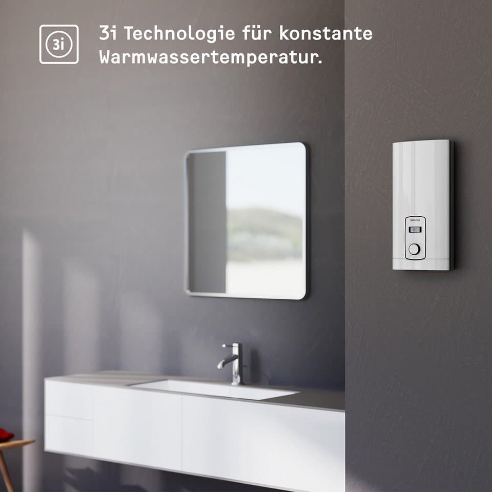 STIEBEL ELTRON Komfort-Durchlauferhitzer DHB-E 18 kW LCD 25A, gradgenaue Temperaturwahl, elektronisch, min. 20 °C, max. 60 °C, 3i Technologie für konstante Warmwassertemperatur, LC-Display - Thumbnail 5
