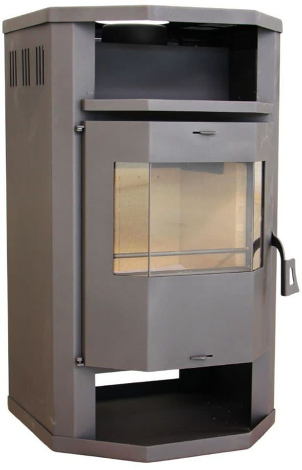 Kaminofen Prismo Stahl, 6,4 kW, Zeitbrand - Thumbnail 2