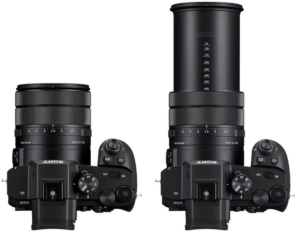 Sony DSC-RX10M5 Bridge-Kamera (ZEISS® Vario-Sonnar T* 24–600 mm11 F2.4–4.0, 20,1 MP, Bluetooth, WLAN, Sony RX10 V, Kamera mit 24–600 mm High-Zoom, Echtzeit-Erkennungs-AF) - Thumbnail 4
