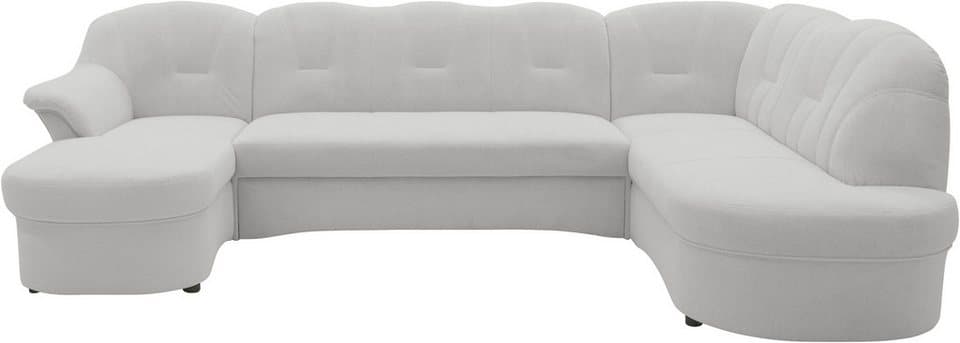 DOMO collection Wohnlandschaft FLORES 293x180x86 cm, hochwertig, komfortabel, U-Form, 3 Teile, wahlw. mit Bettfunktion, wahlw. mit Federkern, Unser Dauertiefpreis - Thumbnail 2