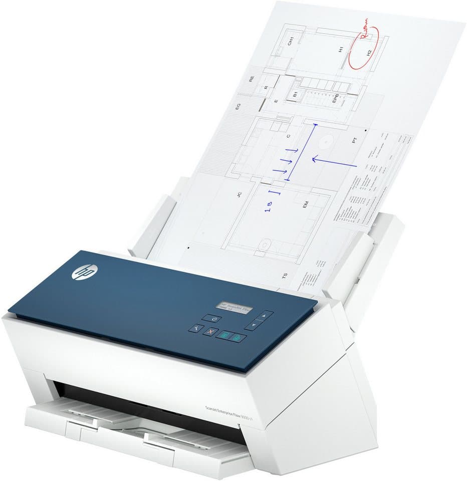 HP ScanJet Enterprise Flow 9000 s1 Scanner - Thumbnail 3