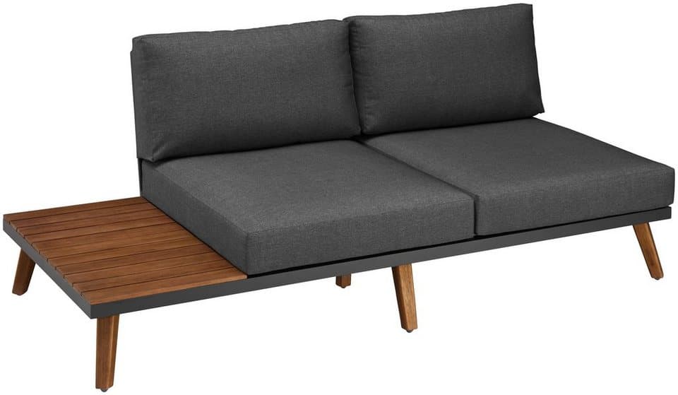 MERXX Gartenlounge-Set Athen, (15-tlg., 1x Eckbank, 1x Tisch 95x95 cm, inkl. Sitz- und Rückenkissen), Aluminiumgestell mit Akazienholz, FSC 100%, Unser Dauertiefpreis - Thumbnail 3