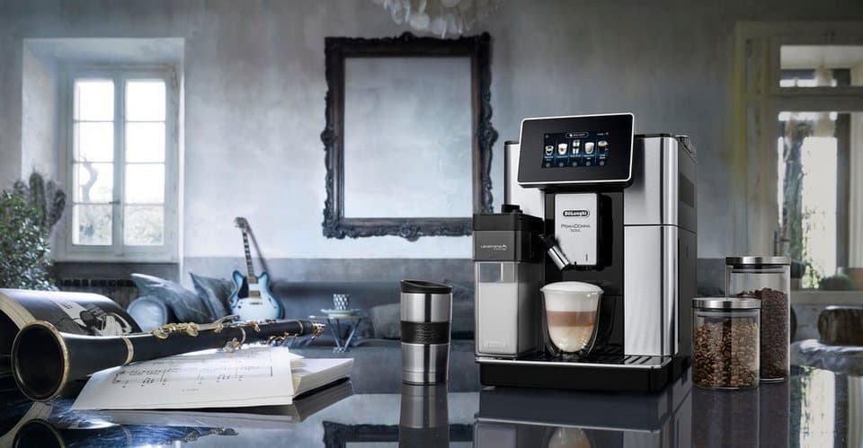 De'Longhi Kaffeevollautomat PrimaDonna Soul ECAM610.75.MB - Mit Kaffeekannen-Funktion, Inkl. Kaffeekanne, Bean Adapt Technology, Edelstahl, Scheibenmahlwerk - Thumbnail 9