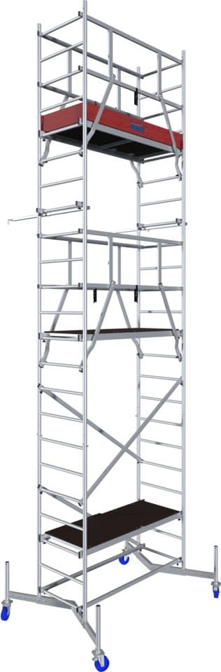 KRAUSE Arbeitsgerüst ClimTec System, (Set), Komplettgerüst inkl. 1 Aufstockung, 2 Aufstockung + Fahrrollensatz - Thumbnail 2