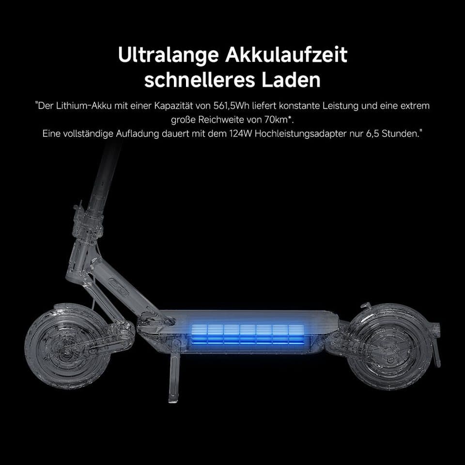 Xiaomi E-Scooter Mi 4 Ultra, 20 km/h, Electric Scooter, mit Straßenzulassung, bis zu 70 km Reichweite - Thumbnail 5