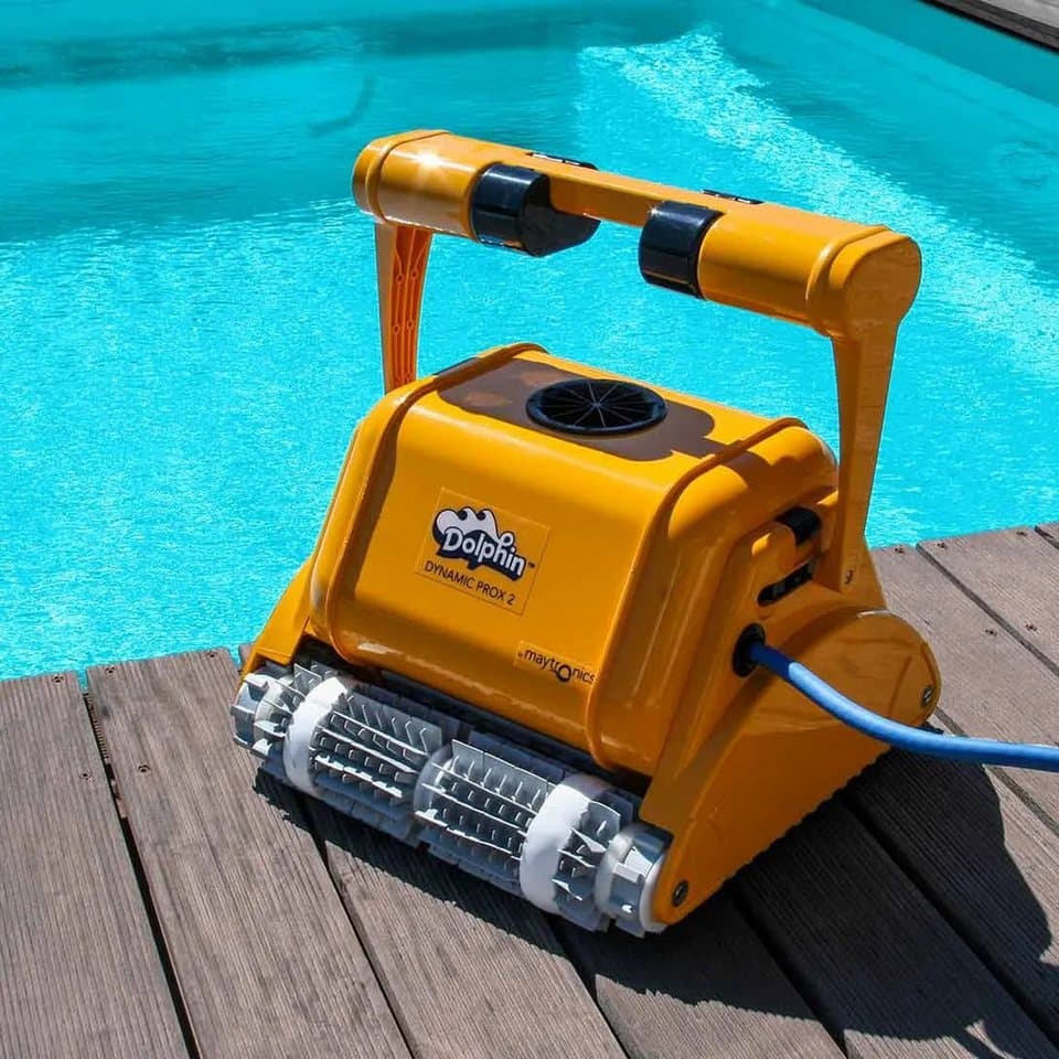 maytronics Poolroboter Pro X2, (Standard-Zykluszeit 6 Std), Professionelle Poolreinigung für Pools bis zu 25 Meter - Thumbnail 2