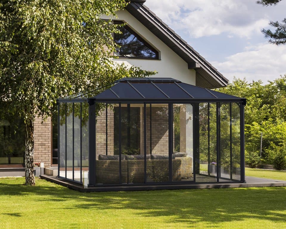 Palram - Canopia Pavillon Geschlossen, Ledro, 430 x 295,5 cm