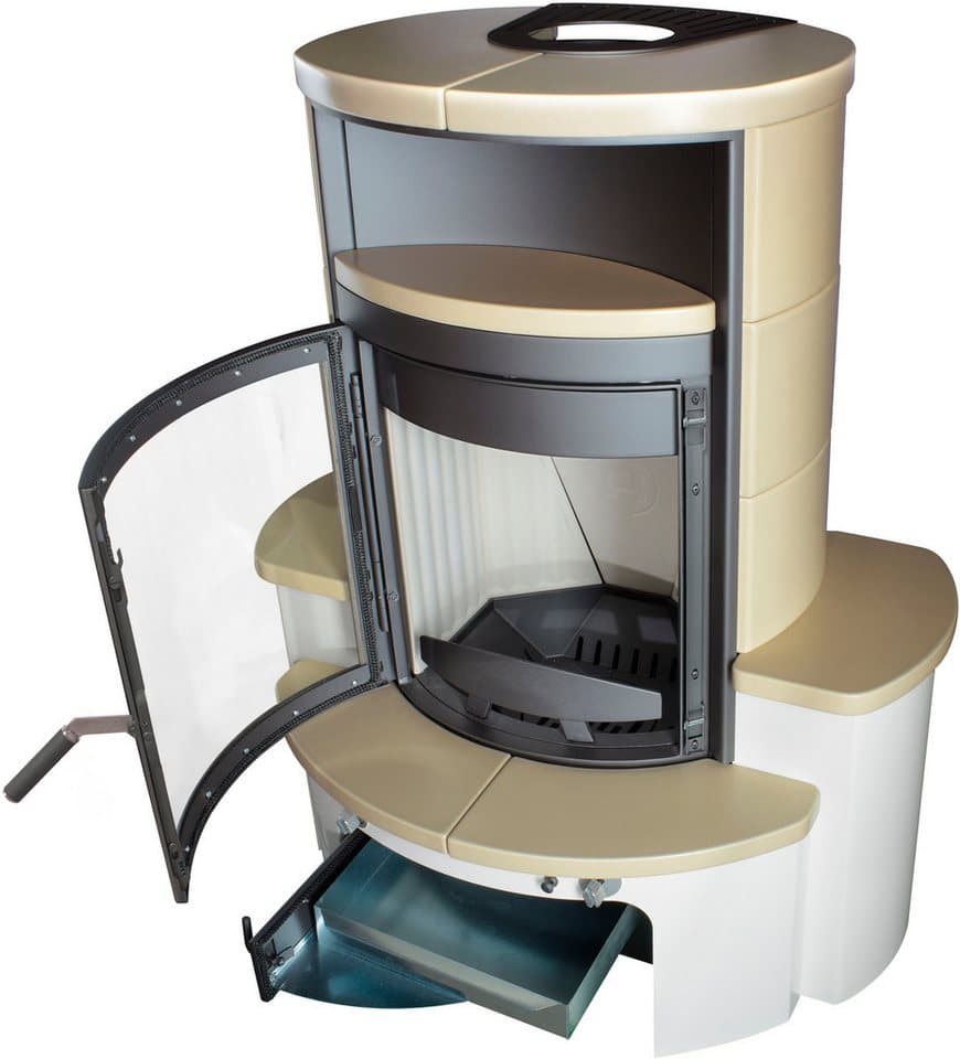 HARK Kaminofen »Avenso GT ECOplus«, 8 kW, Dauerbrand, creme - Thumbnail 7