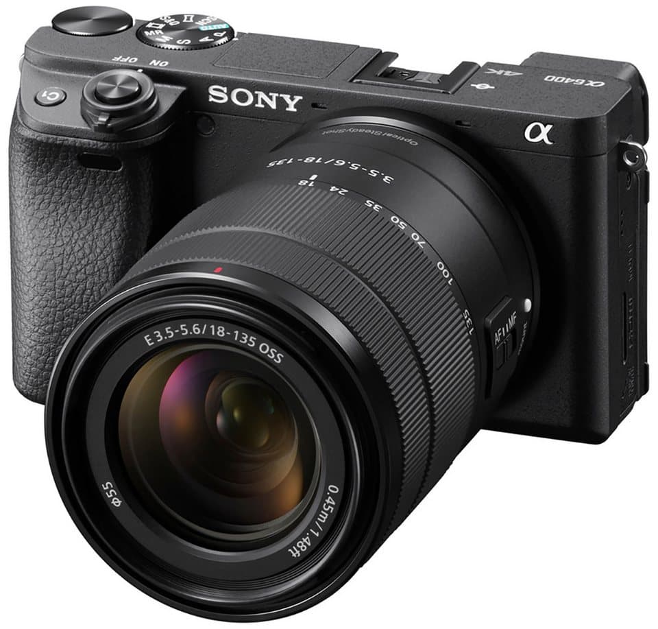 Sony Set: SEL70350G Objektiv + Alpha 6400AMB APS-C Systemkamera (SEL-18135, SEL70350G, 24 MP, 2x opt. Zoom, Bluetooth, WLAN, E-Mount Systemkamera, 24 Megapixel, 4K Video, 180° Klapp-Display) - Thumbnail 4