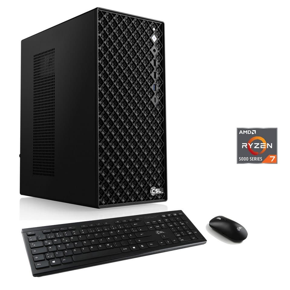 CSL Mystic V24071 PC (AMD Ryzen 7 5700G, 0, 32 GB RAM, 1000 GB SSD, Luftkühlung) - Bild 1