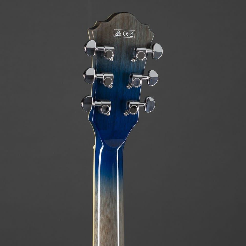 Ibanez Halbakustik-Gitarre, Halb-Akustik Gitarren, Hollow-Body Modelle, George Benson GB10EM-JBB Jet Blue Burst - Halbakustik Gitarre - Thumbnail 5