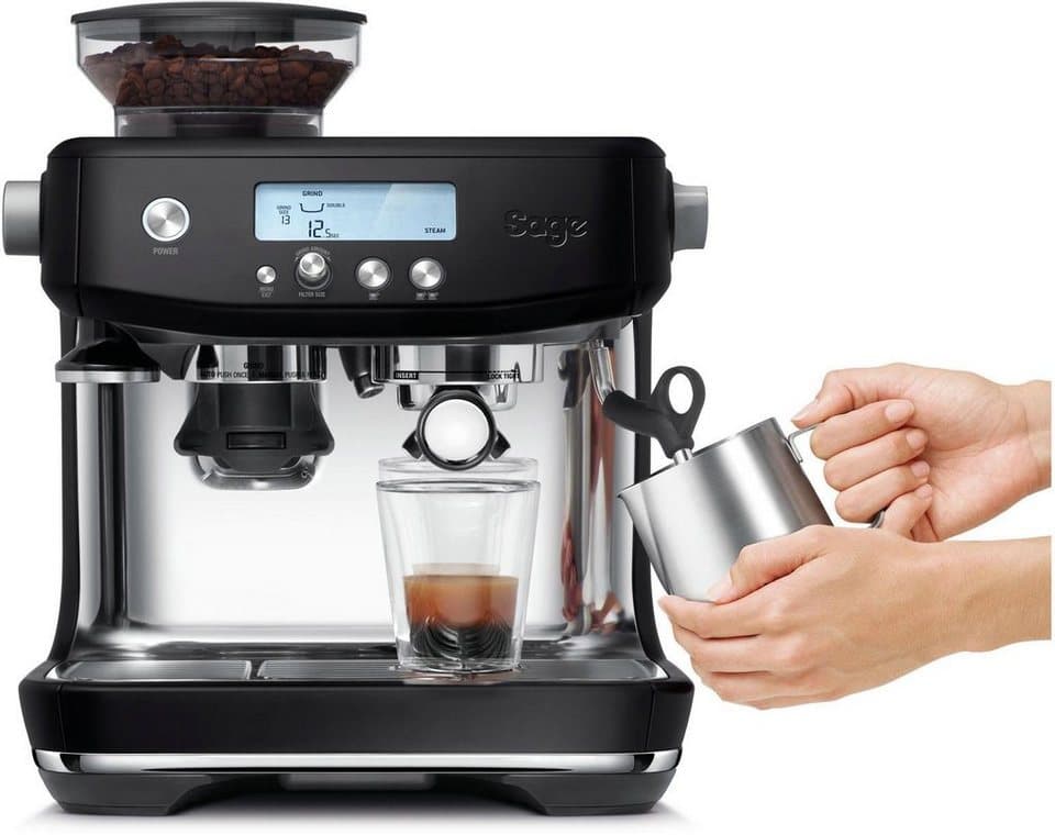 Sage Espressomaschine »The Barista Pro, SES878BTR4EEU1«, Mattschwarz - Thumbnail 4