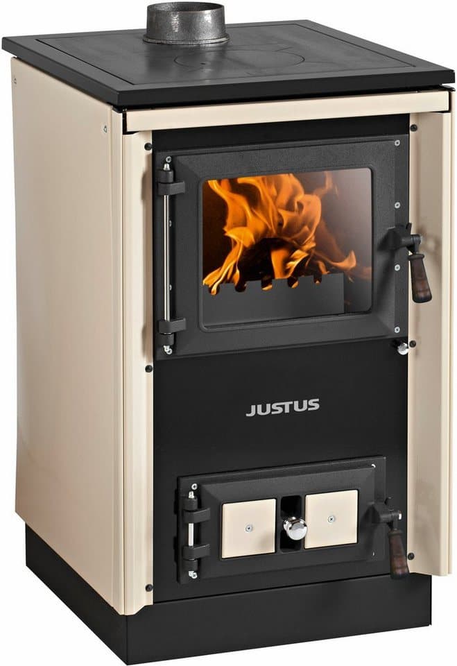 JUSTUS Festbrennstoffherd Rustico-50 2.0, 7 kW, Zeitbrand - Bild 1