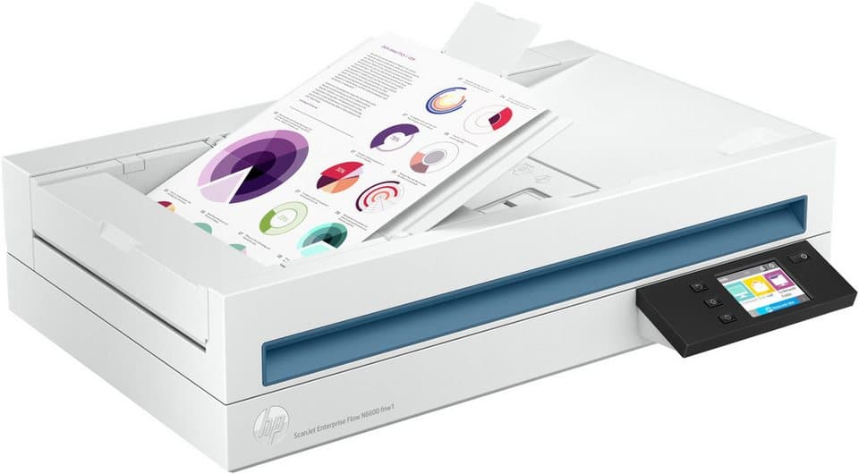 HP ScanJet Enterprise Flow N6600 fnw1 Scanner, (WLAN (Wi-Fi), LAN (Ethernet), Wi-Fi Direct) - Thumbnail 7