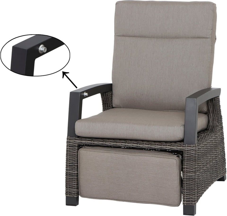 Siena Garden Gartenlounge-Set Corido, (Set, 8-tlg), bestehend aus 4 Sesseln und 4 Auflagen - Thumbnail 13