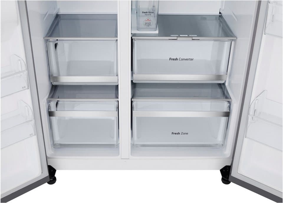 LG Side-by-Side GSLE91MBAC, 179 cm hoch, 91,3 cm breit, Eis-, Crushed Ice- und Wasserspender mit Wassertank, NoFrost - Thumbnail 15