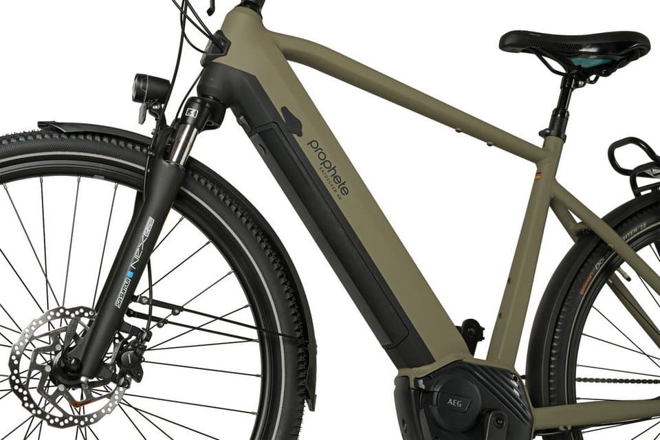 Prophete E-Bike Trekkingrad Entdecker 4.0, 10 Gang microSHIFT XLE Schaltwerk, Kettenschaltung, Mittelmotor, 540 Wh, Pedelec, Elektrofahrrad für Damen - Thumbnail 6