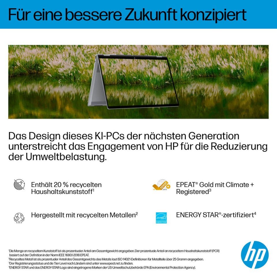 HP OmniBook X Flip 16-a0252ng Convertible Notebook (40,64 cm/16 Zoll, AMD Ryzen™ AI 5 340, Radeon, 16 GB, 1000 GB SSD) - Thumbnail 16