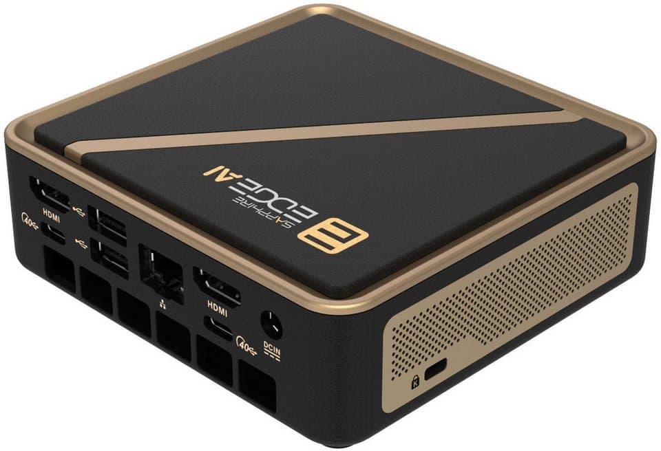 Sapphire EDGE AI 370 Barebone-PC (AMD Ryzen AI 9 HX 370, Radeon 890M, 96 GB RAM, 0 GB SSD, Luftkuhlung) - Thumbnail 2