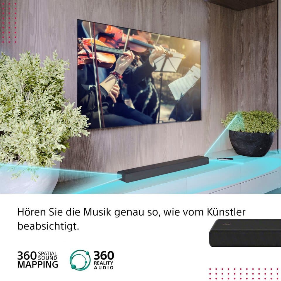 Sony HT-A3000 Soundbar + SA-SW3 Subwoofer Set Soundbar 3.1 (Bluetooth, WLAN (WiFi), 250 W) - Thumbnail 11
