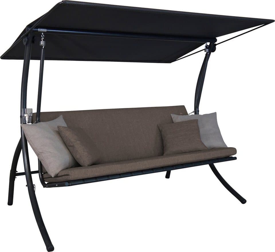 Angerer Freizeitmöbel Hollywoodschaukel Motion Smart olive, 3-Sitzer, Bettfunktion - Thumbnail 2