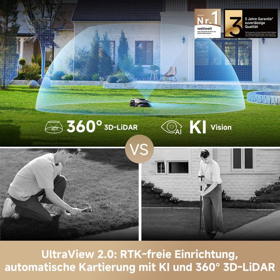 Mova Rasenmähroboter Lidax Ultra 800, bis 800 m² Rasenfläche - Thumbnail 16