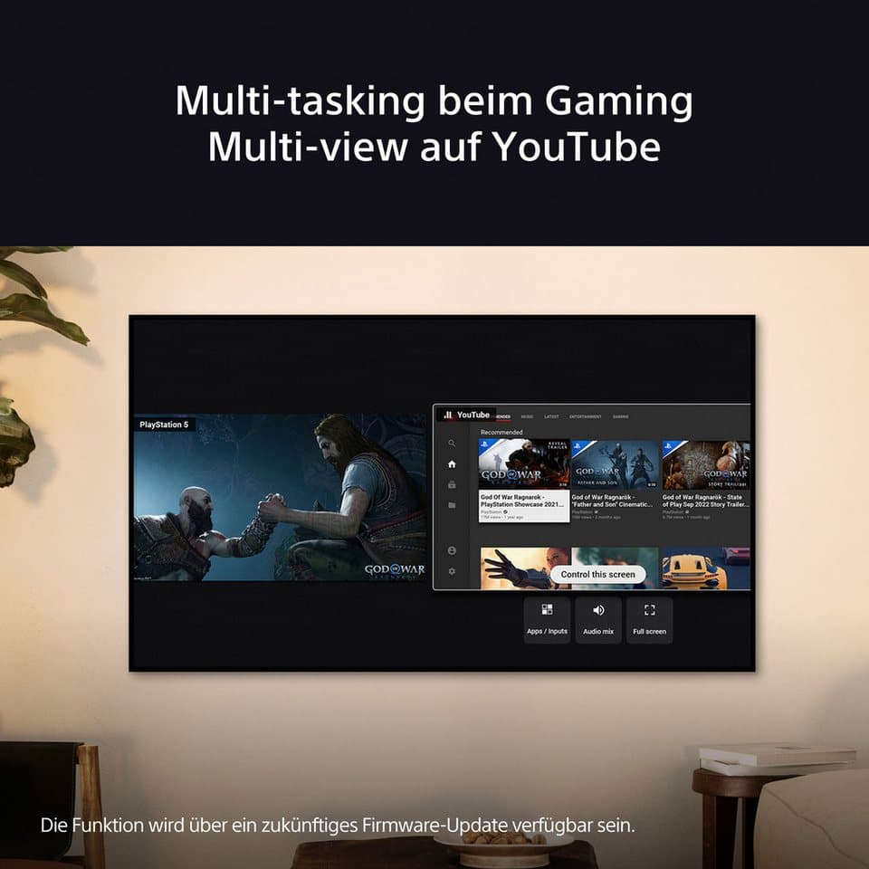 Sony K-65XR80 OLED-Fernseher (164 cm/65 Zoll, 4K Ultra HD, Smart-TV, Google TV, BRAVIA 8, 4K HDR, Dolby Vision, Gaming Funktionen für PlayStation 5) - Thumbnail 6