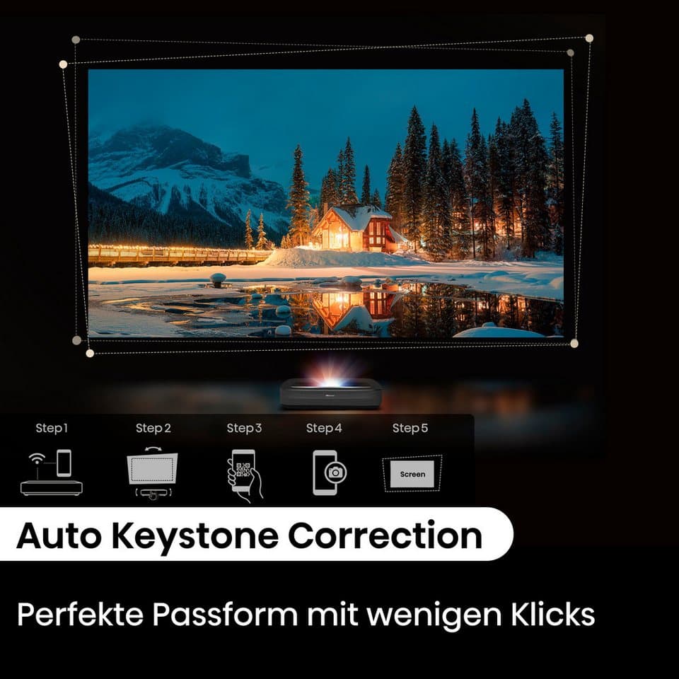 Hisense PL2 Laser-TV (2700 lm, 3000:1, 3840 x 2160 px) - Thumbnail 16