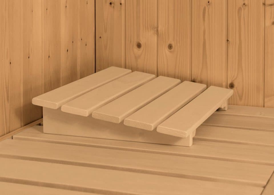 Karibu Sauna Aline 1, BxTxH: 210 x 184 x 202 cm, 68 mm, (Set) Ofen 9 KW externe Strg easy - Thumbnail 4