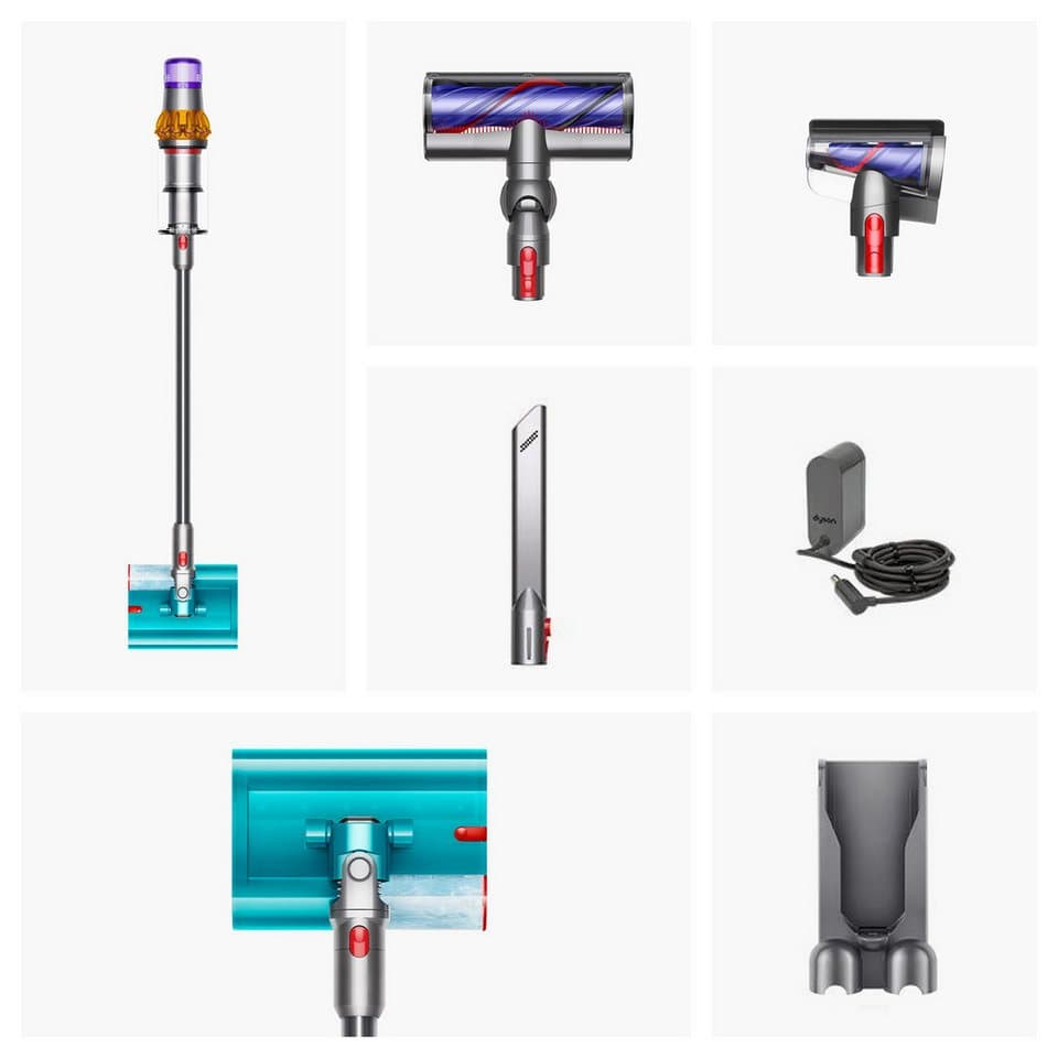 DYSON Nass-Trocken-Akkusauger V15s Detect Submarine™, 660 W, beutellos, Bis zu 60 Minuten Laufzeit inkl. austauschbarem Akku - Thumbnail 8