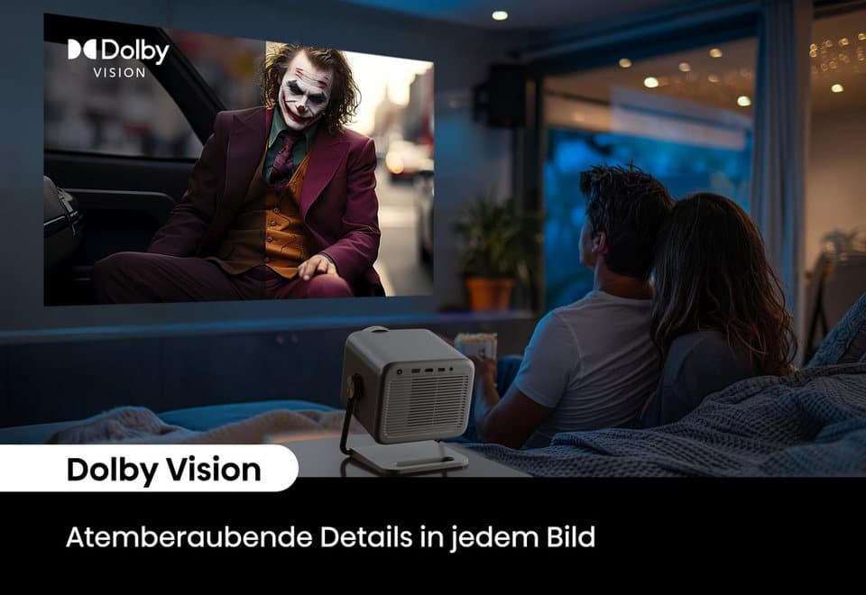Hisense M2 PRO DLP-Beamer (1300 lm, 1000:1, 3840 x 2160 px, Hisense M2 PRO 4K UHD Laser Mini Projektor) - Thumbnail 16
