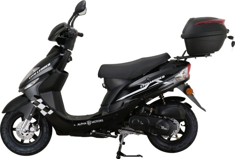 Alpha Motors Motorroller CityLeader, 50 ccm, 45 km/h, Euro 5, inkl. Topcase - Thumbnail 4