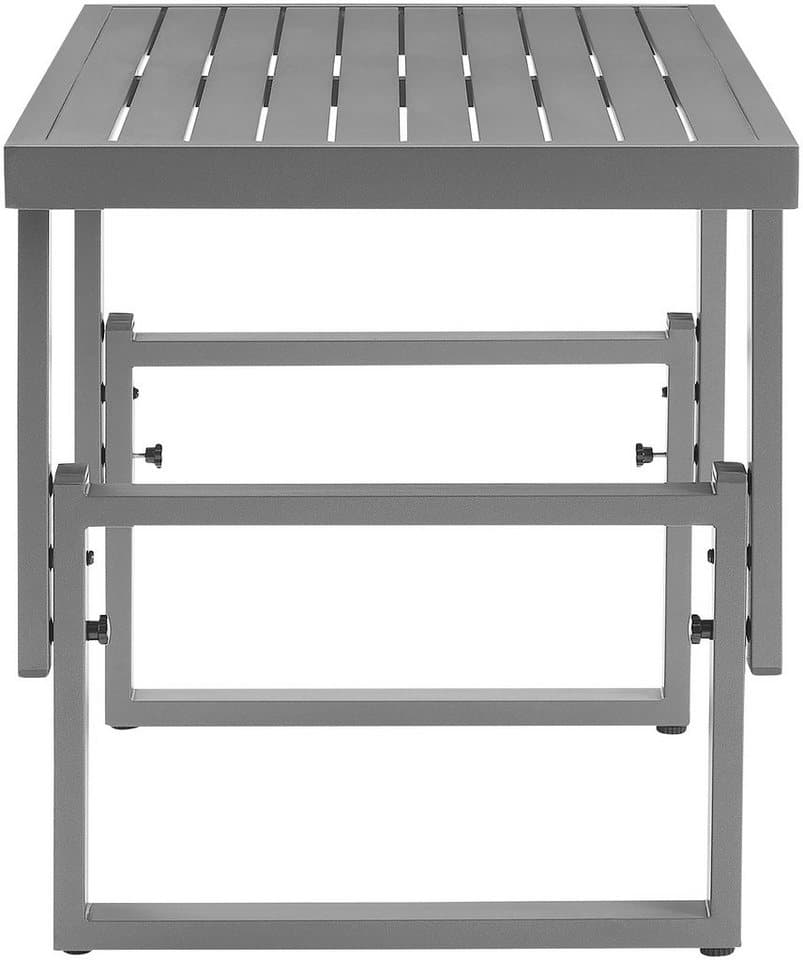 KONIFERA Gartenlounge-Set Hamburg, (Set, 14-tlg., Tisch:100x60x60/40cm,abnehmbare Rückenlehnen,individuell aufstellbar), höhenverstellbarer Tisch, inkl. Schutzhülle, Aluminiumgestell - Thumbnail 9