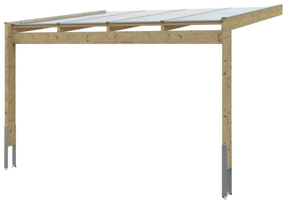 Skanholz Terrassendach Novara, BxT: 450x359 cm, Bedachung Doppelstegplatten, BxT: 450x359 cm - Thumbnail 2