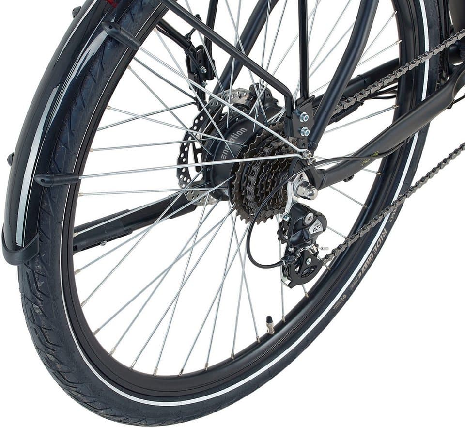 Prophete E-Bike Trekkingrad Entdecker 2.0, 8 Gang Shimano Altus Schaltwerk, Kettenschaltung, Heckmotor, 360 Wh - Thumbnail 6