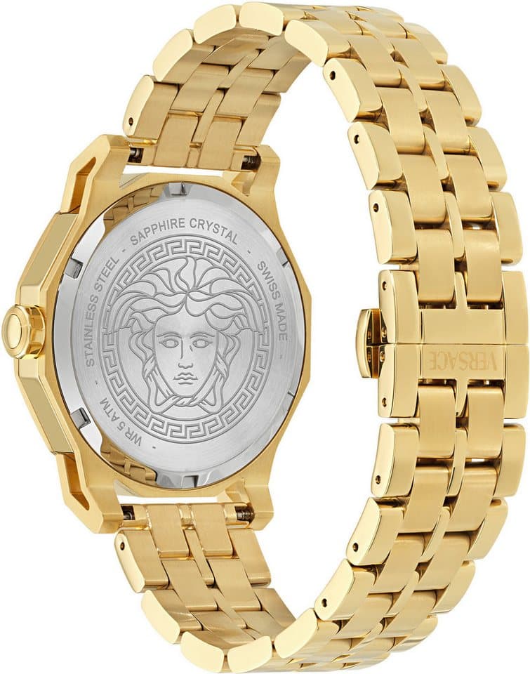 Versace Quarzuhr MEDUSA DECO GENT VE9I00424, Armbanduhr, Herrenuhr, Swiss Made, Saphirglas, Edelstahlarmband,analog - Thumbnail 3