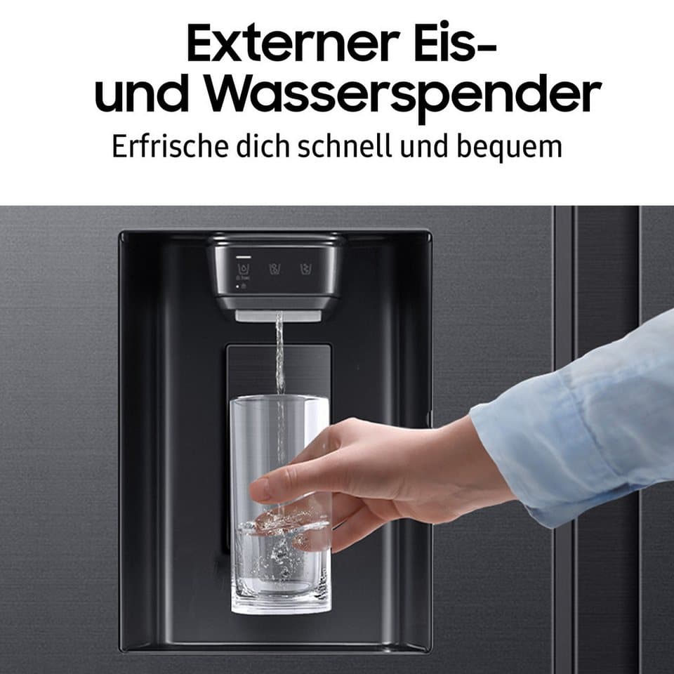 Samsung Side-by-Side RS80F RS80F66KBFEF, 178 cm hoch, 91,2 cm breit - Thumbnail 7