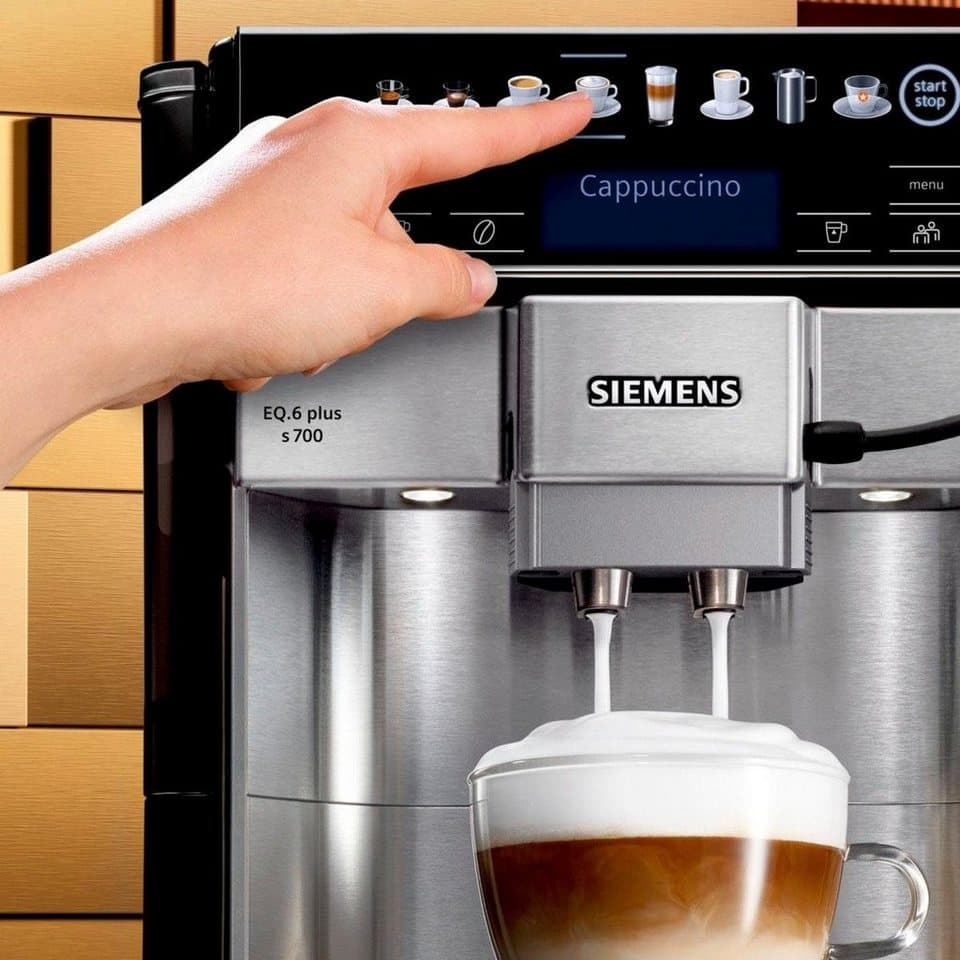 SIEMENS Kaffeevollautomat EQ6 plus s700 TE657503DE, Doppeltassenfunktion, Keramikmahlwerk, viele Kaffeespezialitäten, automatische Dampfreinigung, edelstahl - Thumbnail 7