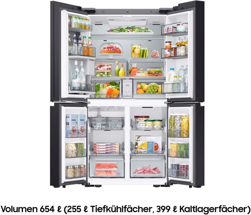 Samsung French Door RM94F RM90F67CECEF, 185,3 cm hoch, 91,2 cm breit - Thumbnail 2