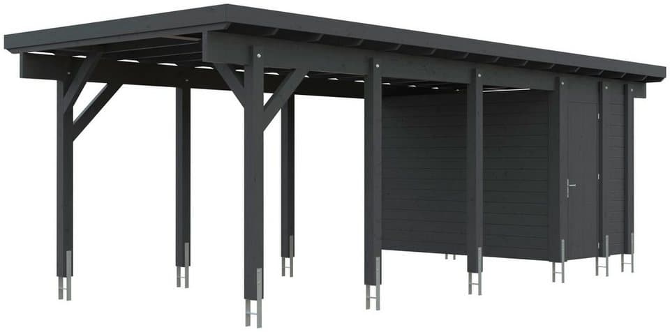 Kiehn-Holz Carport-Geräteraum, BxT: 299x174 cm, BxT: 299x174 cm, nur für Carport KH 320/321 - Bild 1
