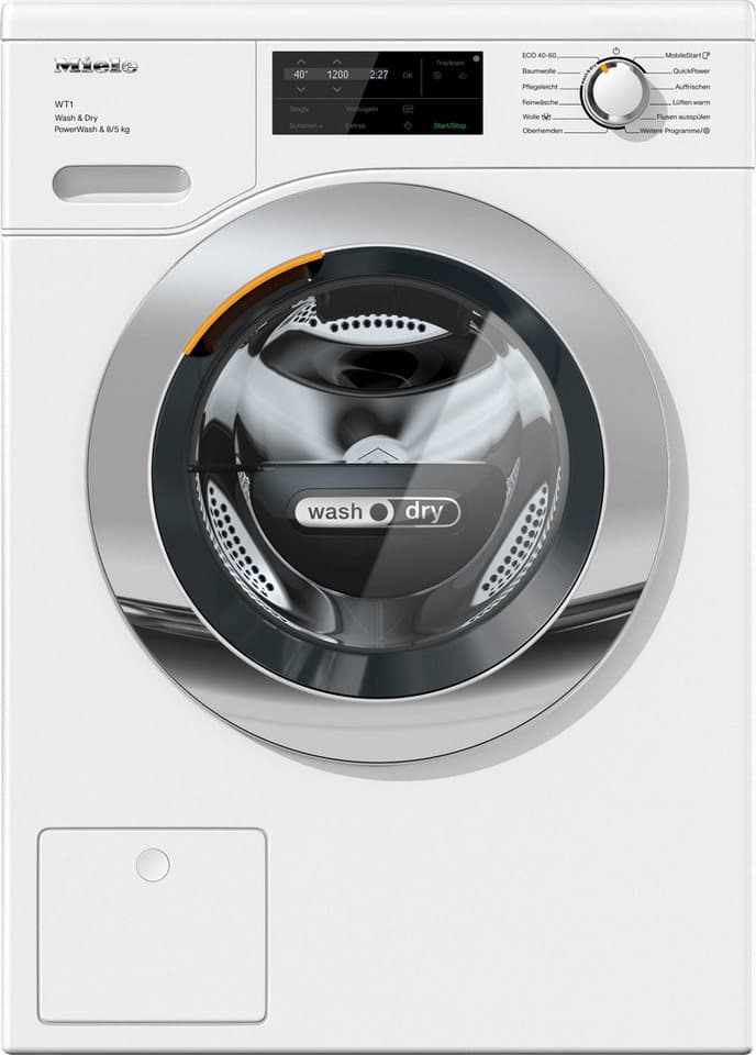Miele Waschtrockner WTI360 WPM PWash 8/5 kg, 8 kg, 5 kg, 1600 U/min, Getestet auf 20 Jahre perfekte Wäschepflege, 25 Jahre Motorgarantie - Thumbnail 3