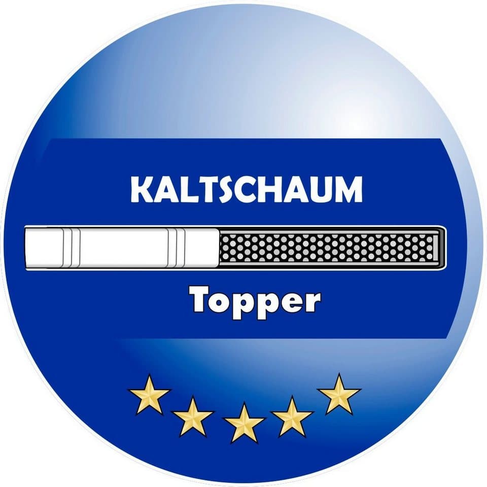Jockenhöfer Gruppe Boxspringbett Bella erhältlich in 140 & 180cm Breite, mit Kaltschaum-Topper und Rauchglas-Steinen - Thumbnail 5