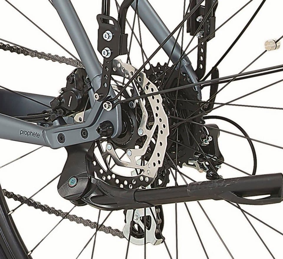 Prophete E-Bike Trekkingrad Entdecker 3.8, 8 Gang Shimano Altus Schaltwerk, Kettenschaltung, Mittelmotor, 540 Wh, Pedelec, Elektrofahrrad für Damen - Thumbnail 17