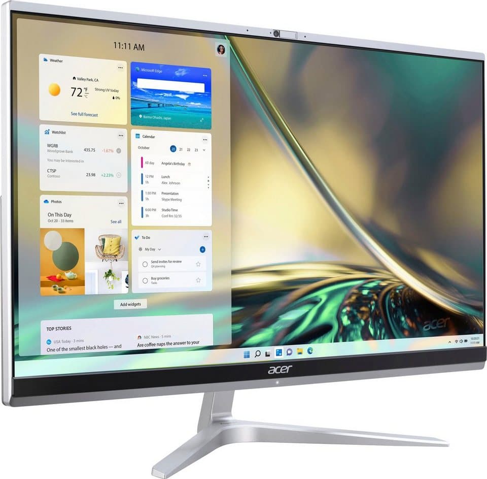 Acer Aspire C24-1650 All-in-One PC (23,8 Zoll, Intel Core i5 1135G7, Iris Xe Graphics, 8 GB RAM, 512 GB SSD, Luftkühlung) - Thumbnail 5