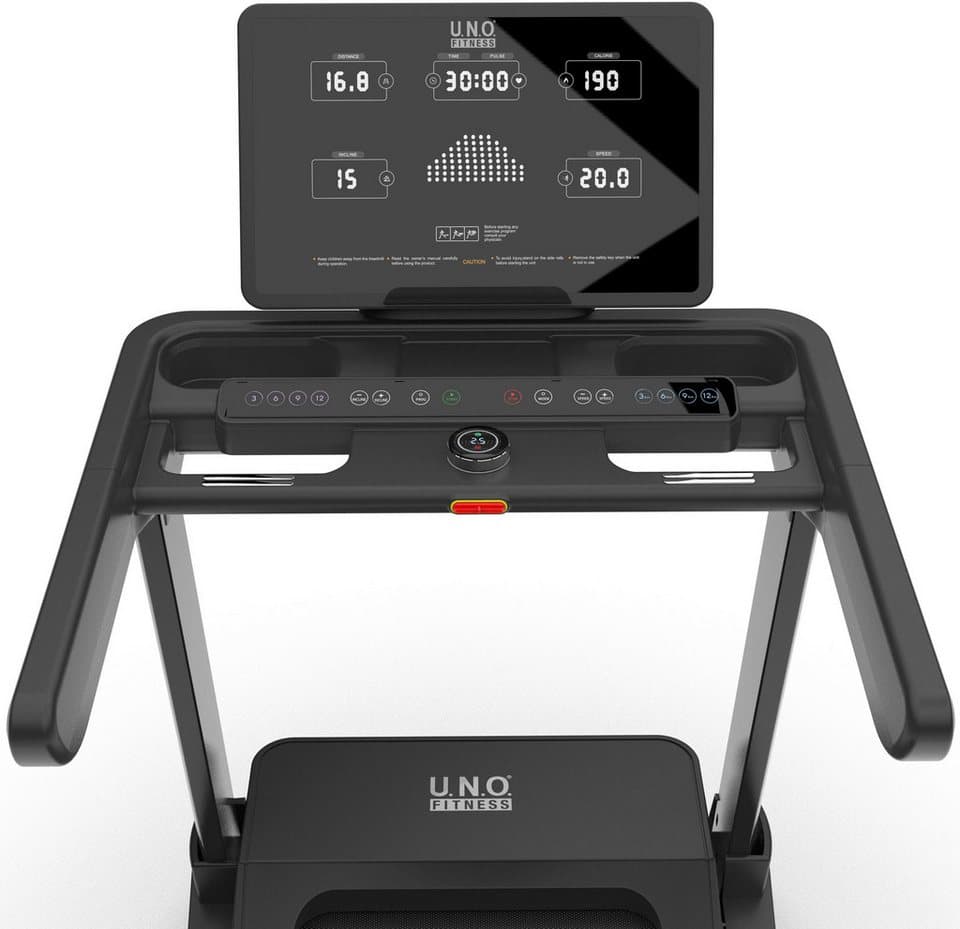 U.N.O. FITNESS Laufband TM 10 (Smart Knob), bis max. 20 km/h, klappbar, mit Steigung, 150 kg max. Benutzergewicht - Thumbnail 8