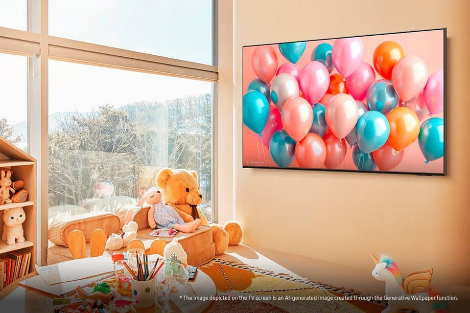 Samsung GQ75Q7FAAU QLED-Fernseher (189 cm/75 Zoll, 4K Ultra HD, Smart-TV, Quantum HDR, Knox Security, Art Store, 3D Sound, Gaming Hub, AI TV) - Thumbnail 10