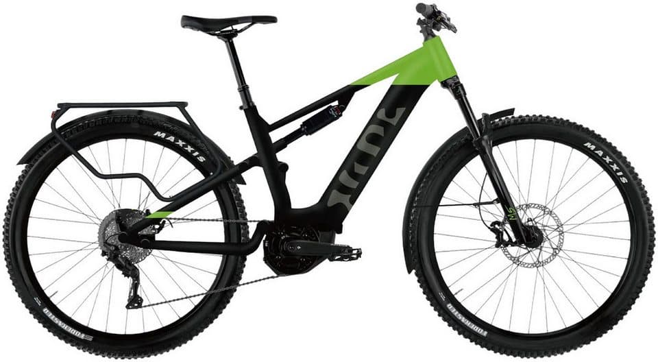 SachsenRAD E-Bike Mountainbike M5T, 12 Gang Shimano, Kettenschaltung, Mittelmotor, 720 Wh, TFT Farb-LCD-Steuerdisplay, Fahrmodus Pedelec,  LED-Frontlicht