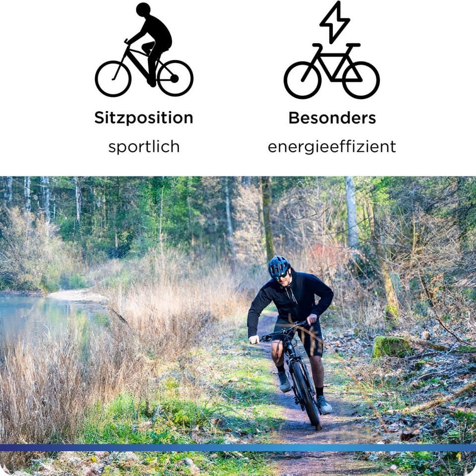 Zündapp E-Bike Mountainbike X1000, 10 Gang Shimano Cues U62020 SGS Schaltwerk, Kettenschaltung, Mittelmotor, 733 Wh, E Bike Mountainbike Fully 29 Zoll 10 Gänge Pedelec Damen Herren 730 Wh - Thumbnail 6