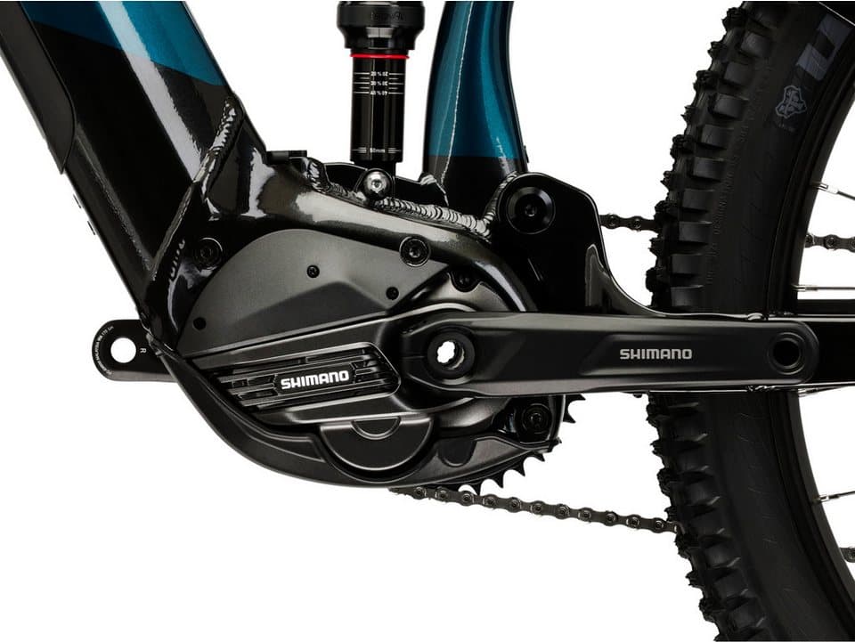 Kross E-Bike Mountainbike E-MTB Grist Boost 2.0 630 29" türkis 12 Gänge - Shimano Mittelmotor, 12 Gang Shimano DEORE M6100 Schaltwerk, Kettenschaltung, Mittelmotor, 630 Wh, SHIMANO Steps 36 V/250 W, Mittelmotor DU-EP800 - Thumbnail 12